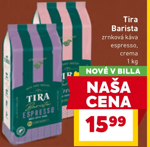 Tira Barista zrnková káva