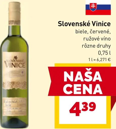 Slovenské vinice Víno