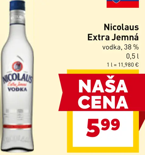 Nicolaus Extra Jemná Vodka