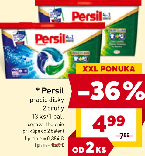 Persil pracie disky