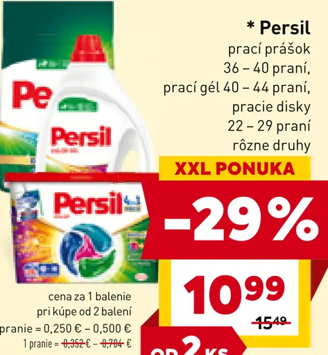Persil prací prášok