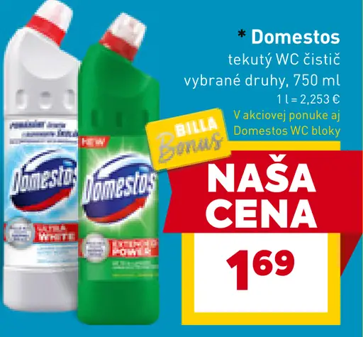 Domestos WC čistič