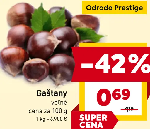 Gaštany Odroda Prestige