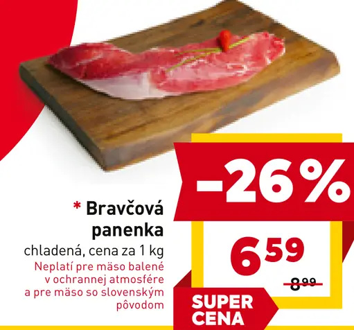 Bravčová panenka chladená