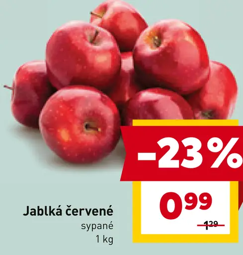 Červené jablká