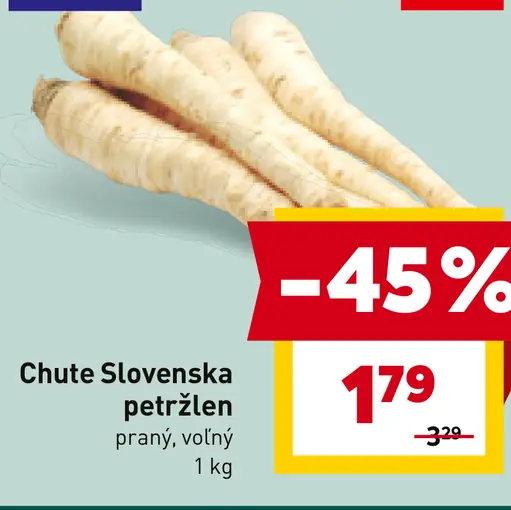 Chute Slovenska petržlen praný, voľný