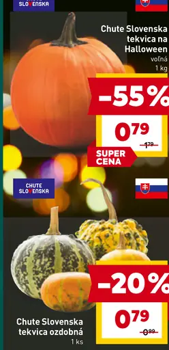 Chute Slovenska tekvica na Halloween