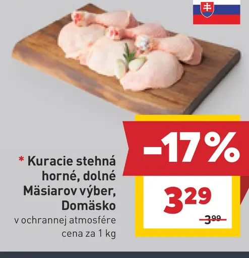 Kuracie stehná horné, dolné