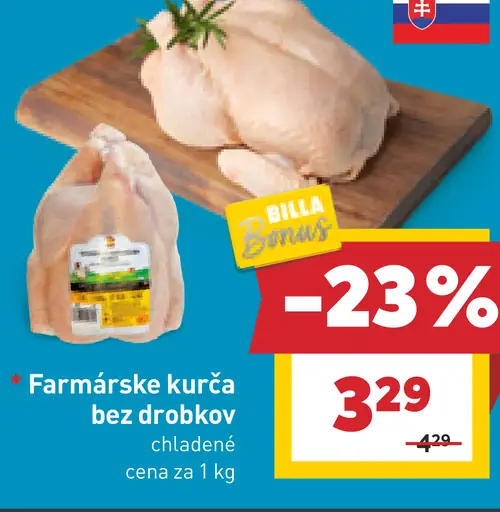 Farmárske kurča bez drobkov