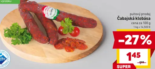 Čabajská klobása