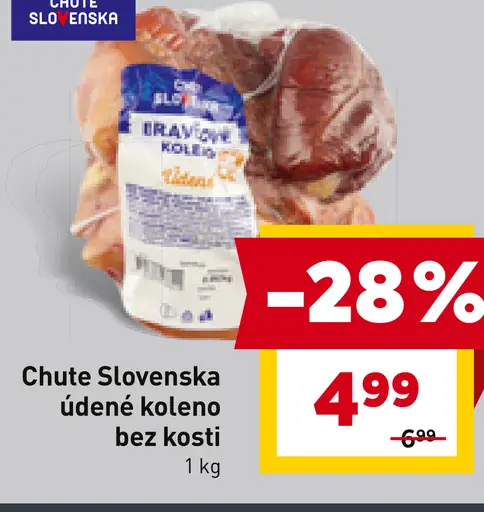 Chute Slovenska údené koleno bez kosti