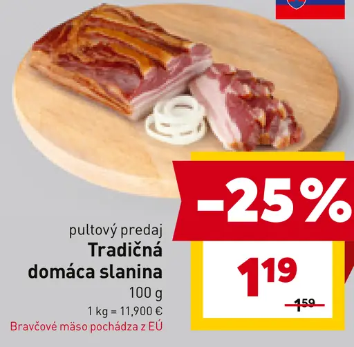 Tradičná domáca slanina