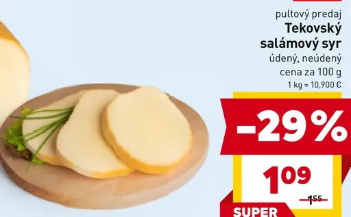 Tekovský salámový syr