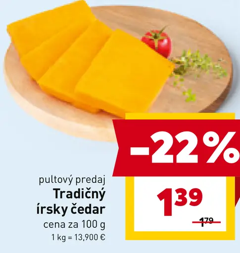 Tradičný írsky čedar