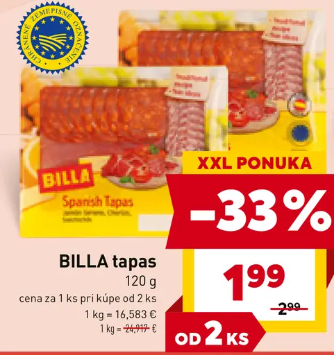 BILLA tapas