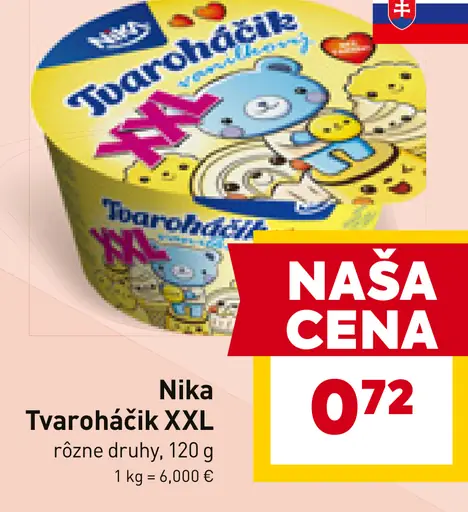 Nika Tvarohočník XXL