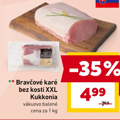 Kukkania Bravčové karé bez kosti XXL