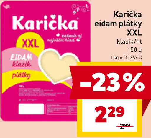 Karička Eidam plátky XXL