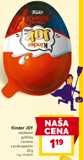 Kinder JOY oblátkové guľôčky s krémom