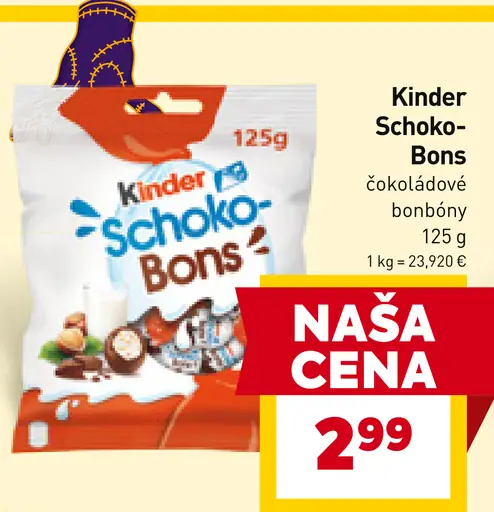 Kinder Schoko-Bons čokoládové bonbóny