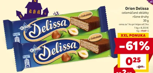 Orion Delissa oplátky