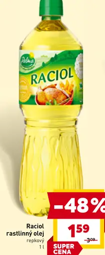 Raciol rastlinný olej