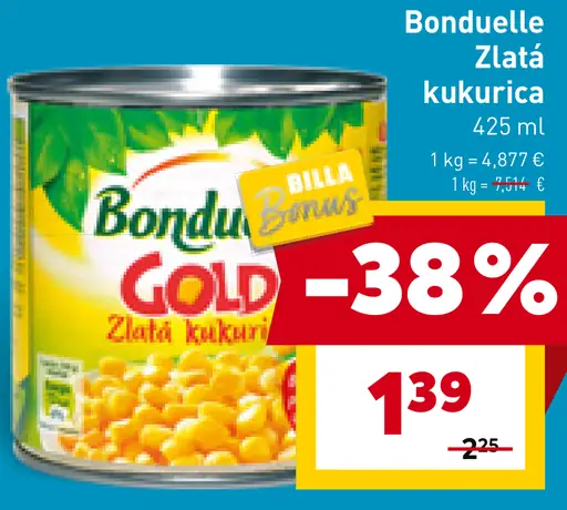 Bonduelle Gold Zlatá kukurica