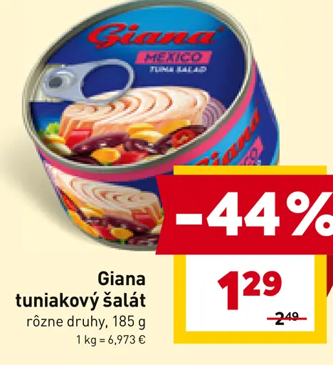 Giana tuniakový šalát