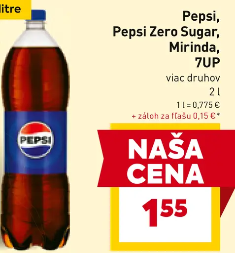 Pepsi, Pepsi Zero, Mirinda, 7Up