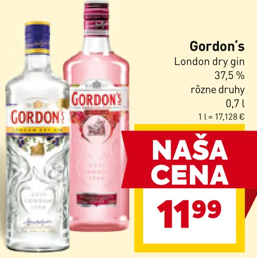 Gordon's London dry gin