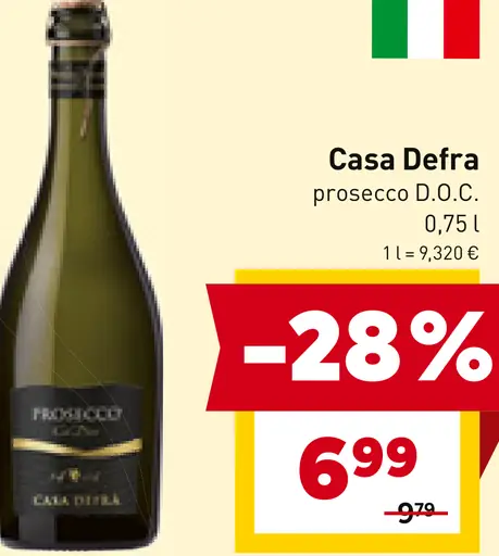 Casa Defra prosecco D.O.C.