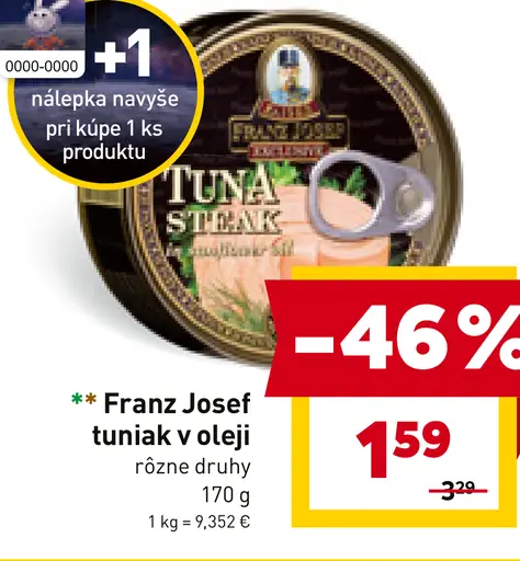 Franz Josef tuniak v oleji