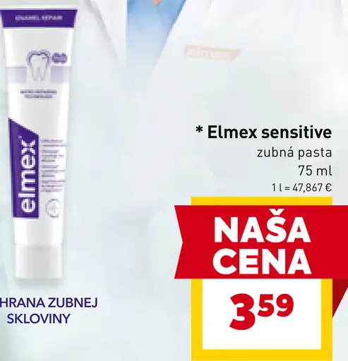 Elmex zubná pasta Sensitive