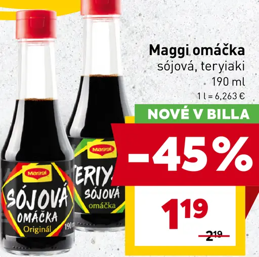 Maggi omáčka sójová, teriyaki