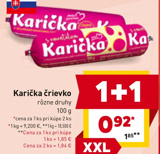 Karička črievko