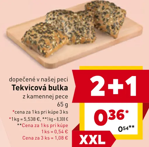 Tekvicová bulka z kamennej pece
