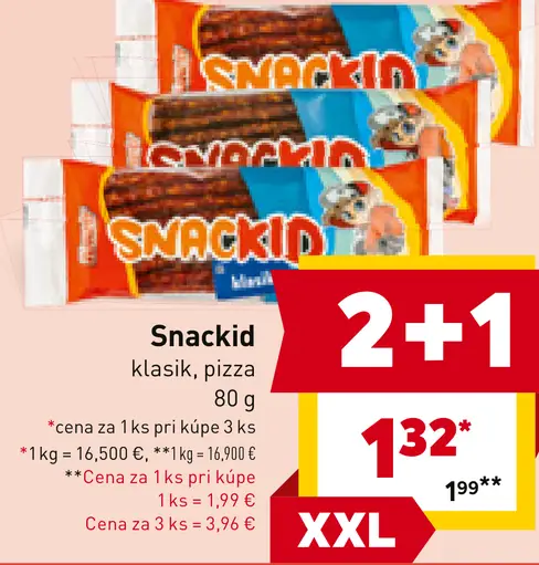 Snackid klasik, pizza