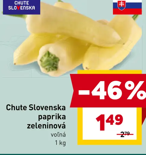 Chute Slovenska paprika zeleninová