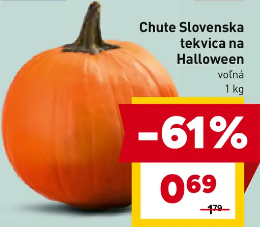 Chute Slovenska tekvica na Halloween