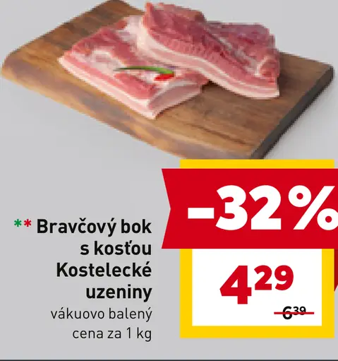 Kostecké údeniny Bravčový bok