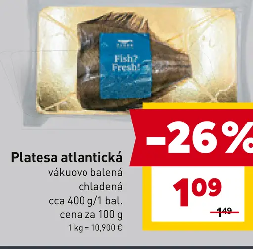 Platena atlantická filéta