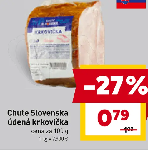 Chute Slovenska údená krkovička