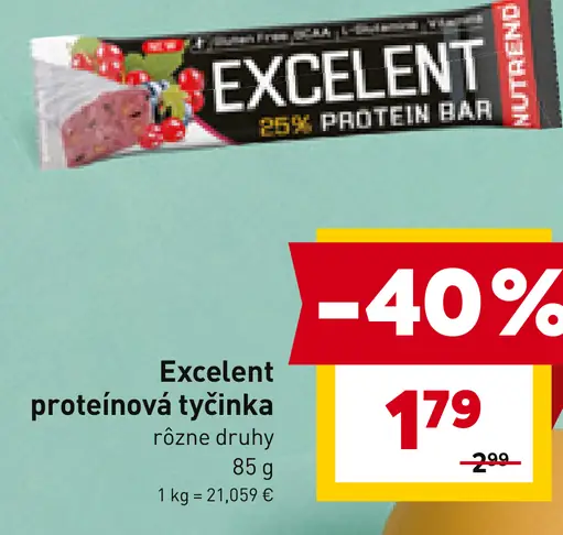 Excelent proteínová tyčinka