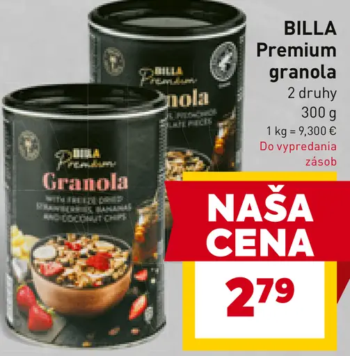 BILLA Premium granola
