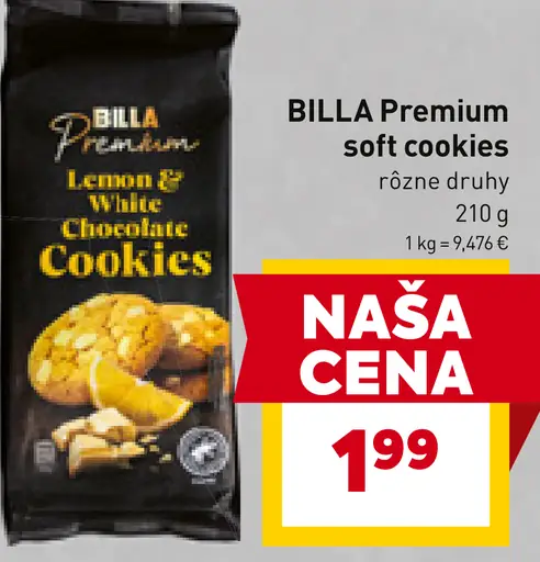 BILLA Premium soft cookies