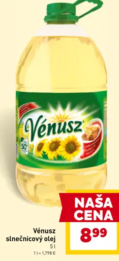 Vénusz Slnečnicový olej