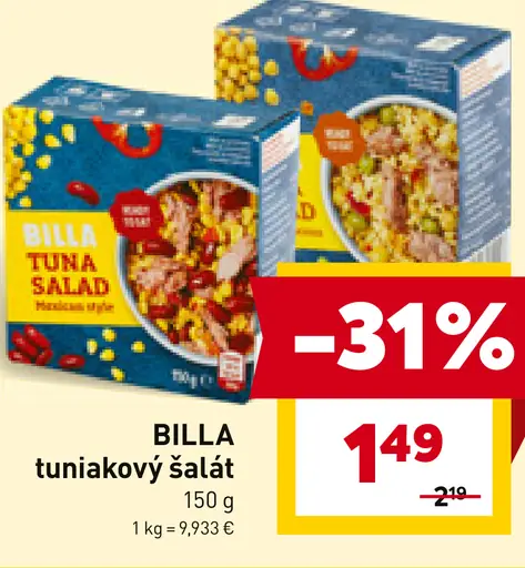 BILLA tuniakový šalát