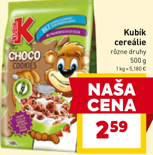 Kubík cereálie