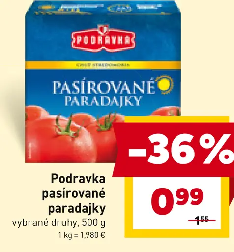 Podravka Pasírované paradajky