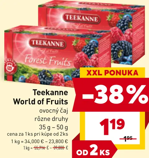 Teekanne World of Fruits ovocný čaj